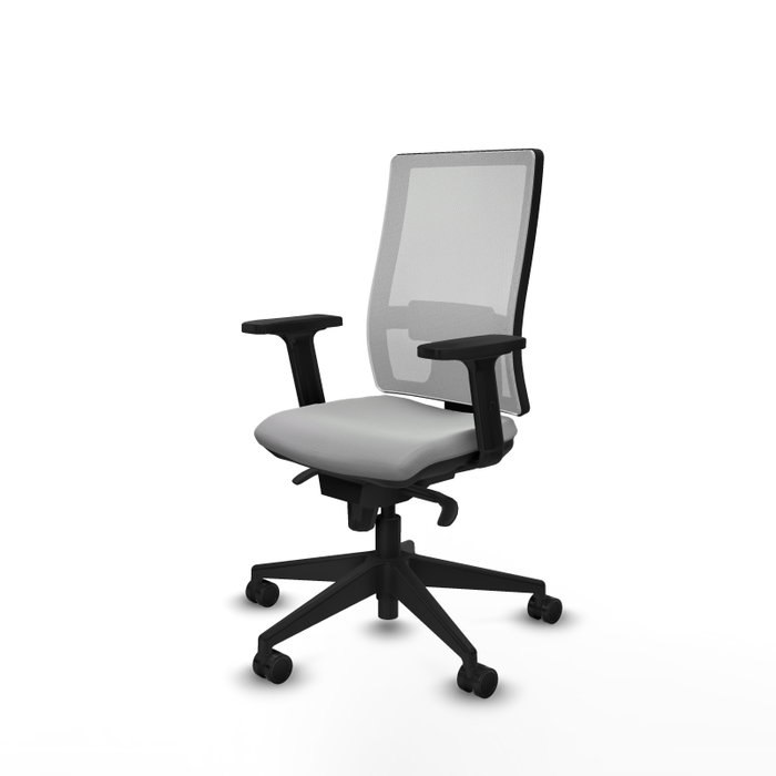 PIQUERAS Y CRESPO Silla de oficina Horna Gris claro y Blanco PIQUERAS Y CRESPO Silla de oficina Horna Gris claro y Blanco