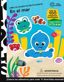 PI Kids En el mar. Libro de adhesivos reutilizables Baby Einstein