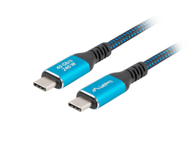 LANBERG CA-CMCM-45CU-0015-BK Cable USB USB 3.2 Gen 2 (3.1 Gen 2) 1.5m USB C Negro, Azul