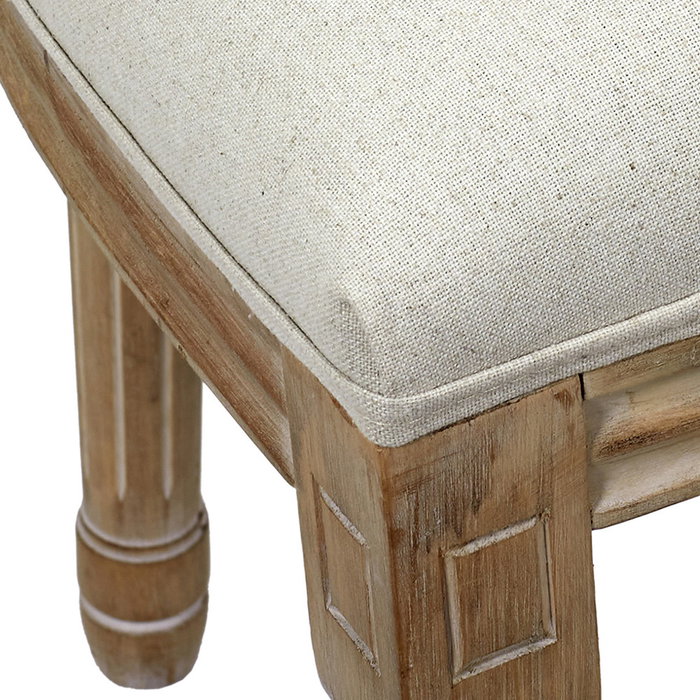 Home Deco Factory Silla Eleonor Palmeta Estructura Haya Y Abedul Tejido Poliéster Relleno PU Antiguo Hogar