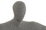 DKD Home Decor Figura Persona Gris Resina 57 x 26.8 x 19.5 cm