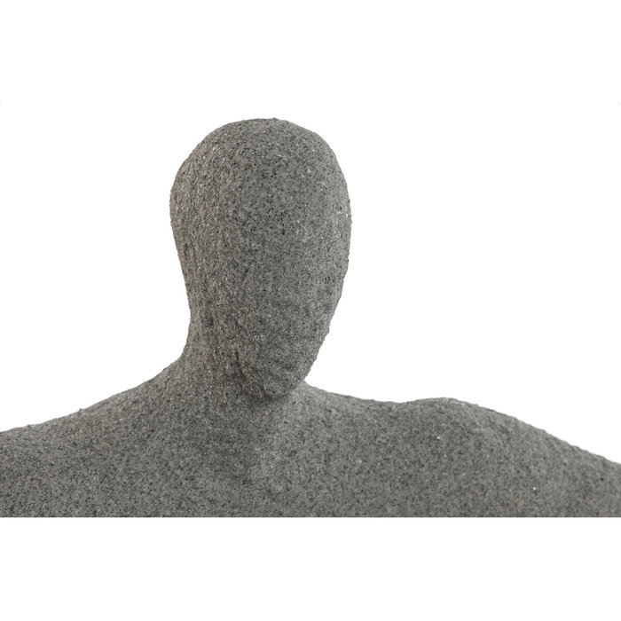 DKD Home Decor Figura de Persona en Resina Gris