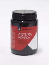 La Pajarita Pintura Témpera Escolar Satinada Negro Bote 35 mL L-22