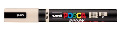 POSCA Marcador PC-5BR Brush Punta Semiflexible Beige POSCA Marcador PC-5BR Brush Punta Semiflexible Beige
