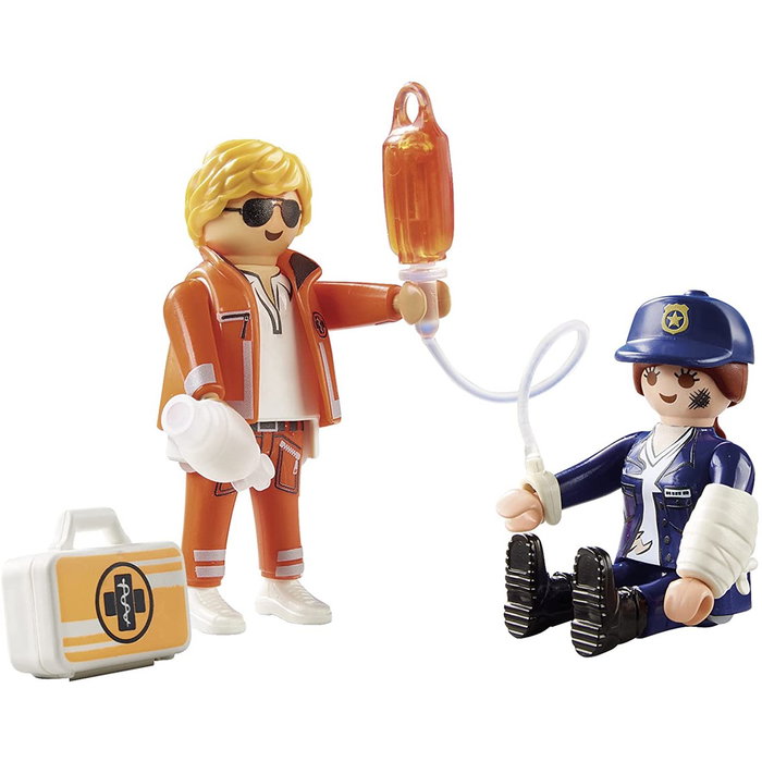 PLAYMOBIL Duo Pack Doctor y Policía 70823
