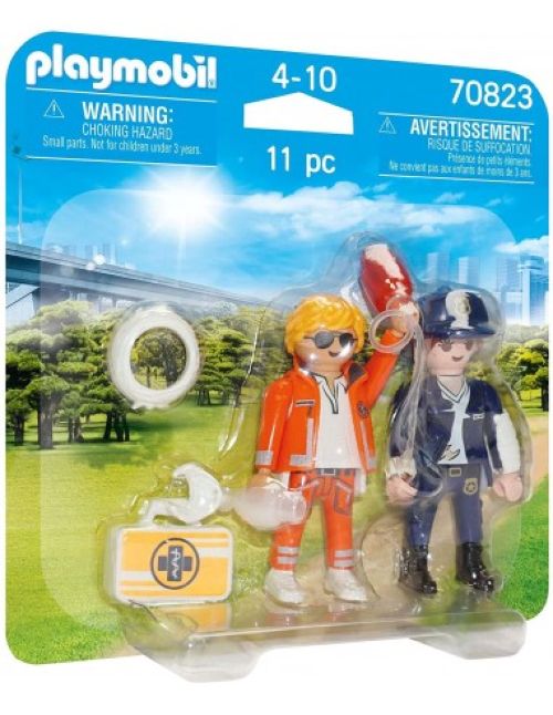 PLAYMOBIL Duo Pack Doctor y Policía