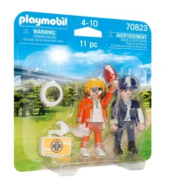 PLAYMOBIL Duo Pack Doctor y Policía 70823