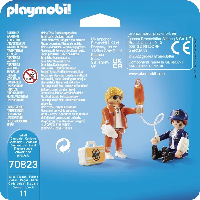 PLAYMOBIL Duo Pack Doctor y Policía 70823