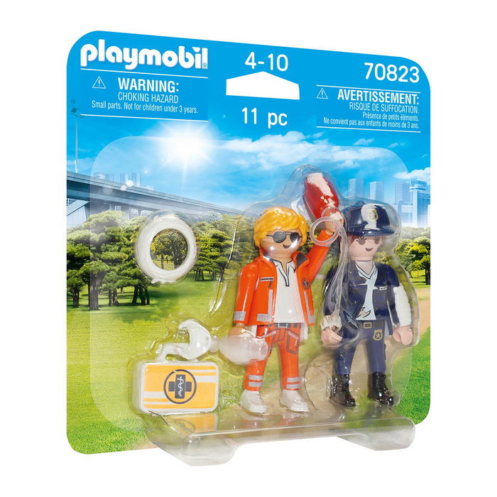 Playmobil Duo Pack Doctor Y Policía 70823 Playmobil Duo Pack Doctor Y Policía 70823