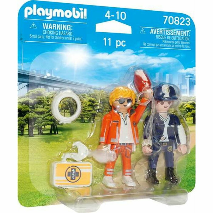 PLAYMOBIL Duo Pack Doctor y Policía 70823
