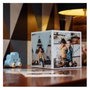 Canon Photo Cube Creative Pack con Papel Fotográfico Brillo II y Marco XLBoom, 40 Hojas 13x13 cm, Blanco y Naranja