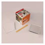 Canon Photo Cube Creative Pack con Papel Fotográfico Brillo II y Marco XLBoom, 40 Hojas 13x13 cm, Blanco y Naranja