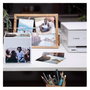 Canon Photo Cube Creative Pack con Papel Fotográfico Brillo II y Marco XLBoom, 40 Hojas 13x13 cm, Blanco y Naranja