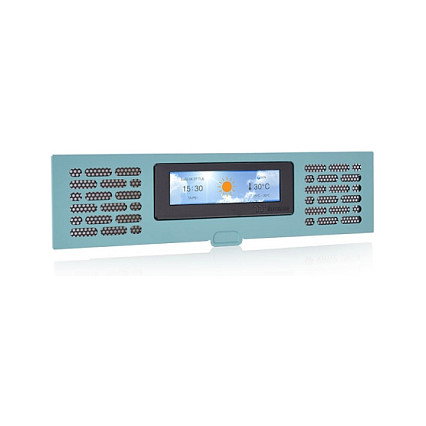 Thermaltake AC-067-OOCNAN-A1 Kit Panel LCD Turquesa para PC Torre Full Tower The Tower 200 - Fácil Instalación
