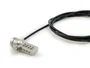 Equip Cable de seguridad para portátil con combinación 1,8 m Negro 245400