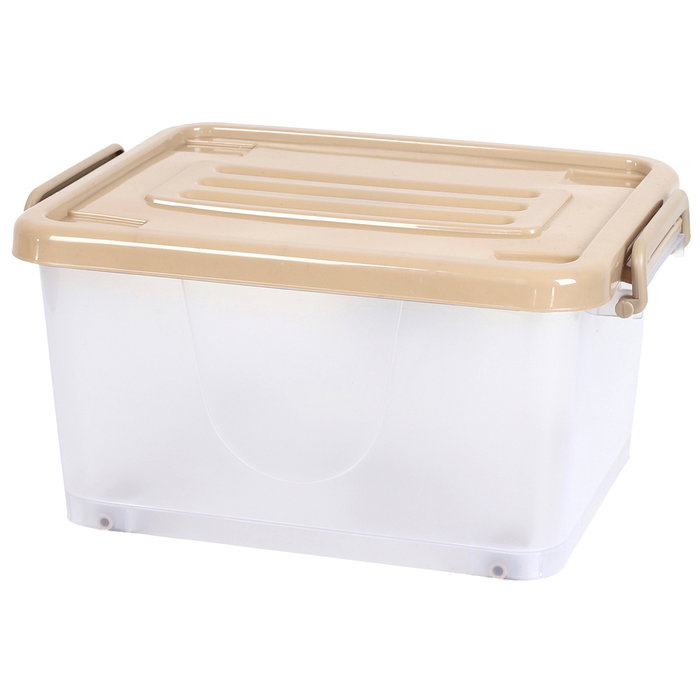 Je cherche une Idee Caja de Orden 17 L con Ruedas y Asas Medidas 38x29x18 cm