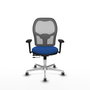 PIQUERAS Y CRESPO Silla de oficina Jorquera Azul con Mecanismo Sincro/Traslack