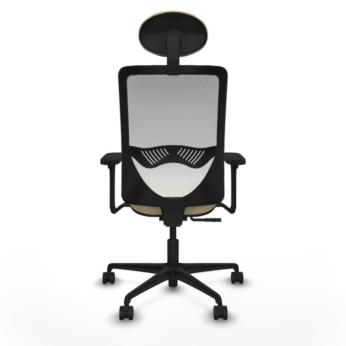 PIQUERAS Y CRESPO Silla de oficina Zulema con mecanismo Sincro, Crema y Blanco PIQUERAS Y CRESPO Silla de oficina Zulema con mecanismo Sincro, Crema y Blanco