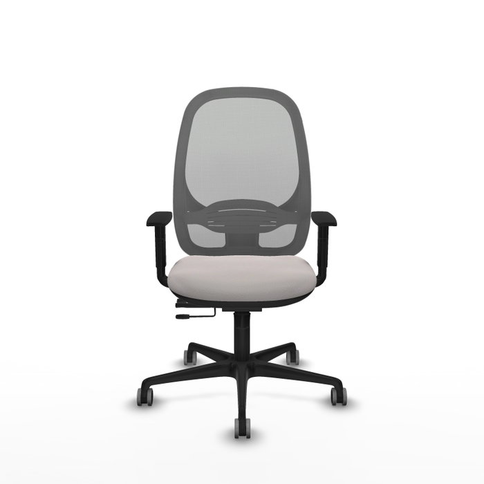 PIQUERAS Y CRESPO Silla de oficina Cilanco Blanco y Gris PIQUERAS Y CRESPO Silla de oficina Cilanco Blanco y Gris