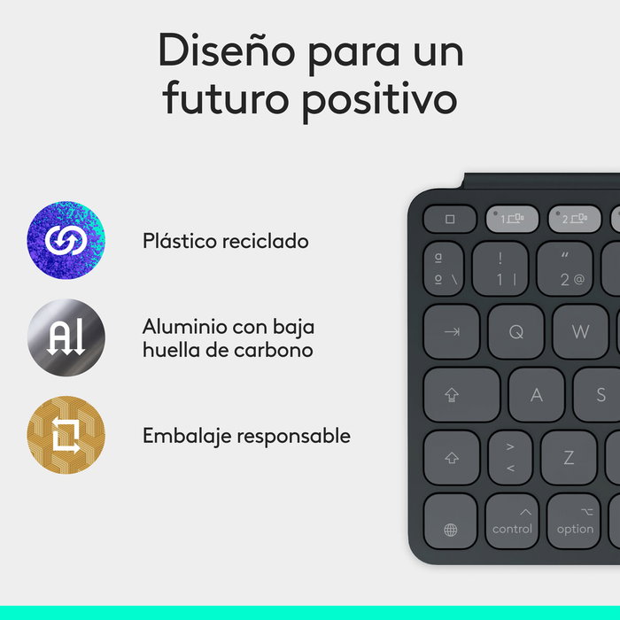 Teclado espaÑol logitech 920-013010 para mÓvil bluetooth grafito
