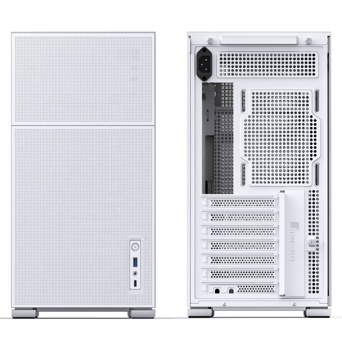 Jonsbo D41 MESH ATX Caja de ordenador, Vidrio templado - blanco