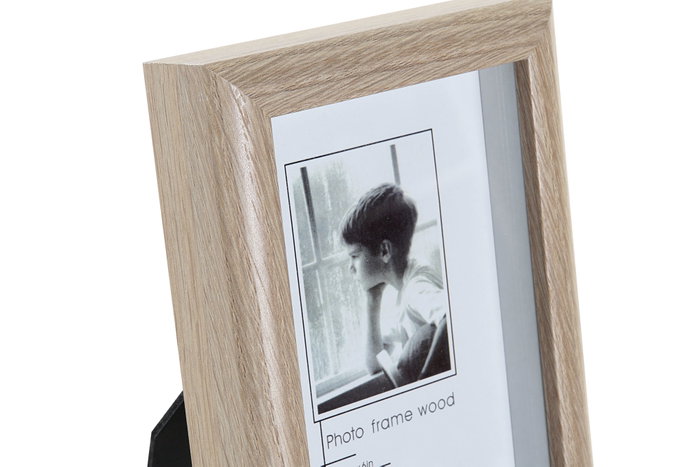 DKD Home Decor Set de 6 Marcos de Fotos de Madera Natural 10x15 cm