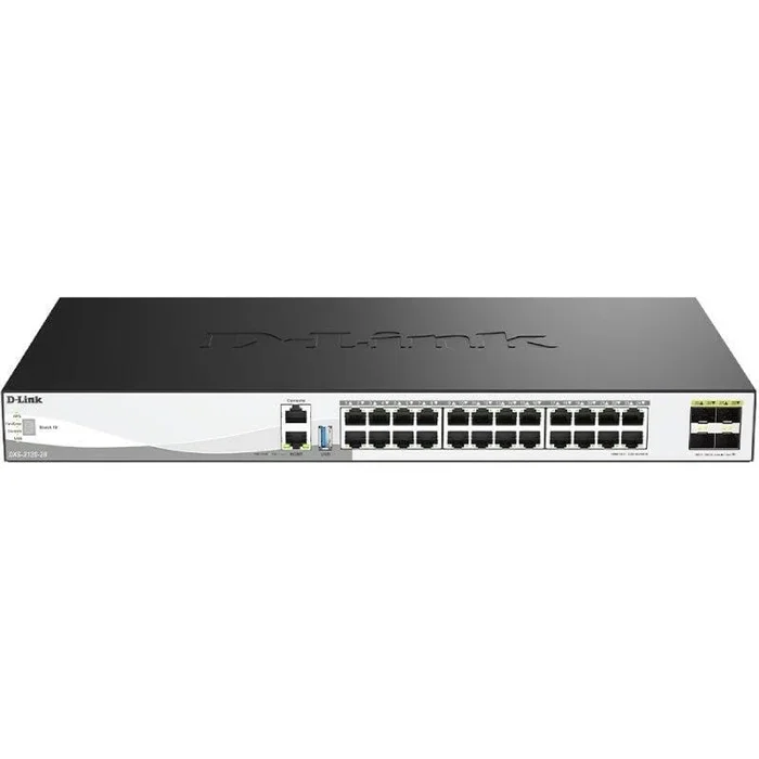 D-Link DXS-3130-28/E Switch Gestionable 28 Puertos 10G/Multi-Gigabit y 4 SFP28 D-Link DXS-3130-28/E Switch Gestionable 28 Puertos 10G/Multi-Gigabit y 4 SFP28