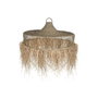 DKD Home Decor Lámpara de Techo de Fibras Naturales 125x125x54 cm