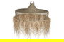 DKD Home Decor Lámpara Techo Item Home DKD Home Decor 125 x 54 x 125 cm Fibras Naturales