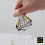 My Bar Exprimidor Rodajas Limon Acero 8.4 cm Ancho x 16.1 cm Largo x 1 cm Alto (24 Unidades)