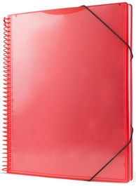 Carpeta Fundas (Tarifario) Pryse Pp Personalizable A4 30 F. Rojo (Set de 12)