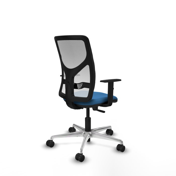 PIQUERAS Y CRESPO Silla de oficina Motilla con mecanismo Sincro, Azul claro y Blanco PIQUERAS Y CRESPO Silla de oficina Motilla con mecanismo Sincro, Azul claro y Blanco