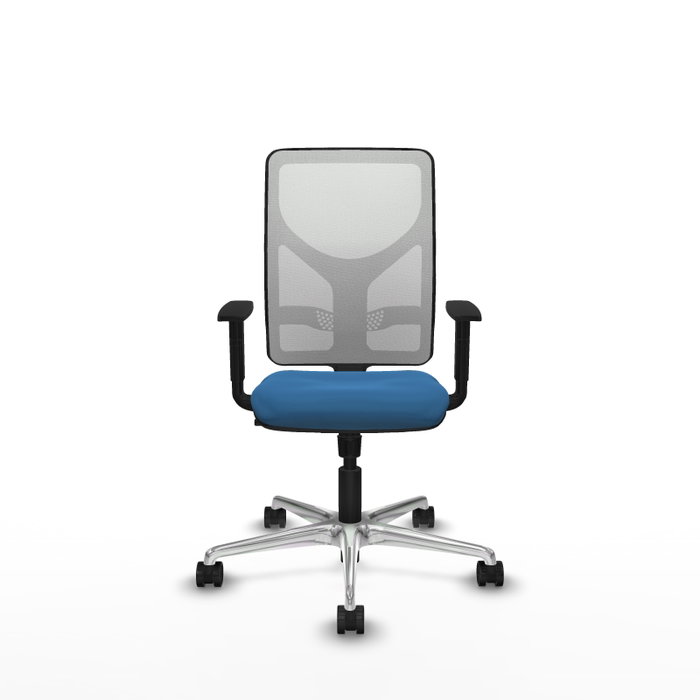 PIQUERAS Y CRESPO Silla de oficina Motilla con mecanismo Sincro, Azul claro y Blanco PIQUERAS Y CRESPO Silla de oficina Motilla con mecanismo Sincro, Azul claro y Blanco