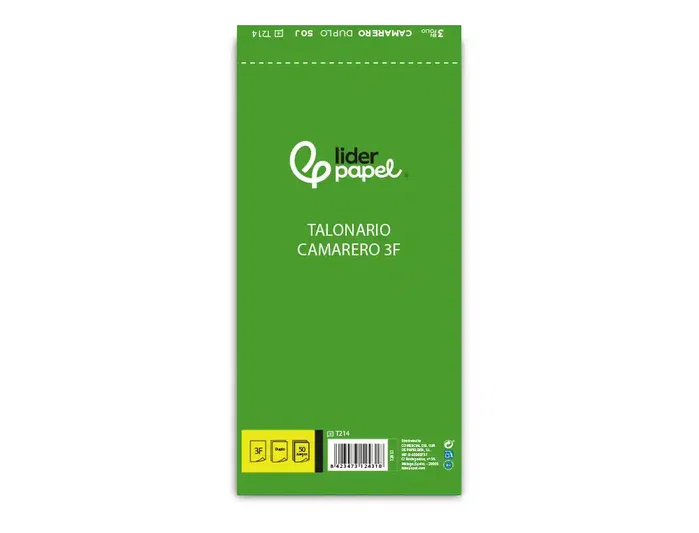 Liderpapel Talonario Camarero T214 Original y Copia Liderpapel Talonario Camarero T214 Original y Copia