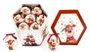 DKD Home Decor Decoracion Colgante Navidad Tradicional Multicolor PVC Set de 14 Piezas 21 x 15.5 x 24 cm