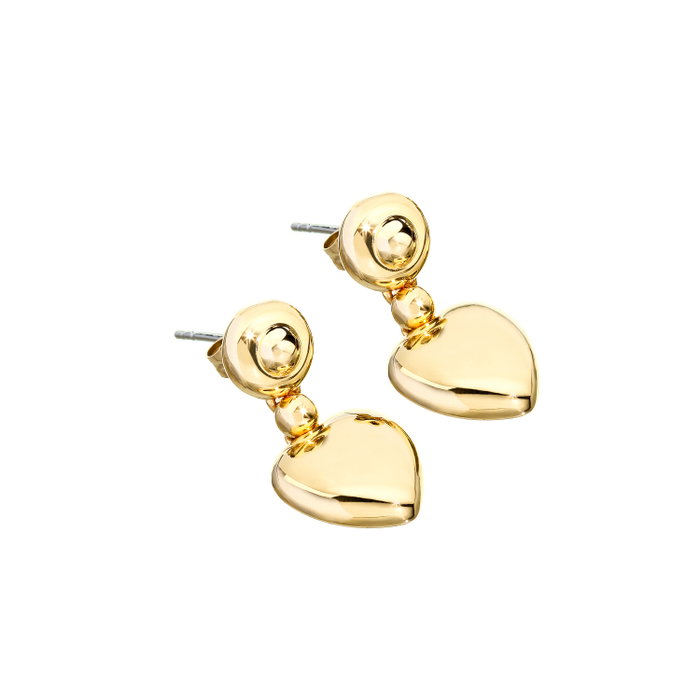Chiara Ferragni Pendientes Bold de Latón Dorado 2.5cm Chiara Ferragni Pendientes Bold de Latón Dorado 2.5cm