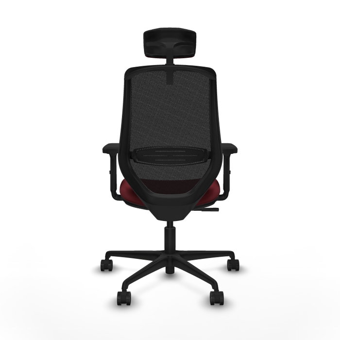 PIQUERAS Y CRESPO Silla de oficina Mardos con mecanismo Sincro, Granate y Negro PIQUERAS Y CRESPO Silla de oficina Mardos con mecanismo Sincro, Granate y Negro