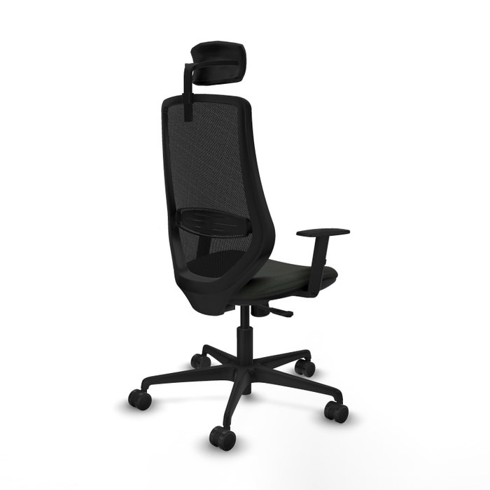 PIQUERAS Y CRESPO Silla de oficina Mardos con mecanismo Sincro, Negro