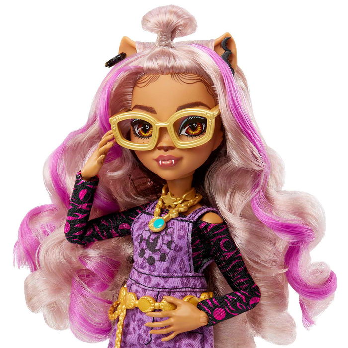 Mattel Monster High Clawdeen Wolf Hhk52 Muñeca de Moda con Accesorios