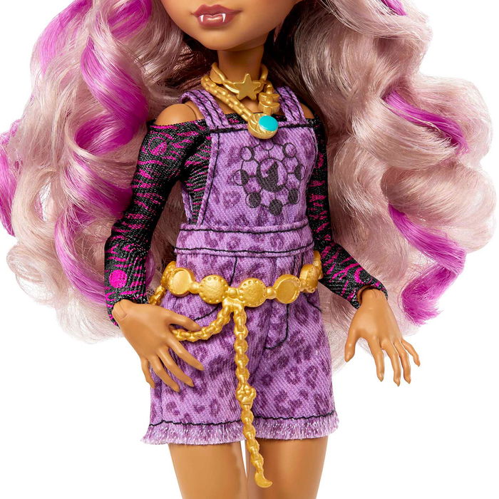 Mattel Monster High Clawdeen Wolf Hhk52 Muñeca de Moda con Accesorios