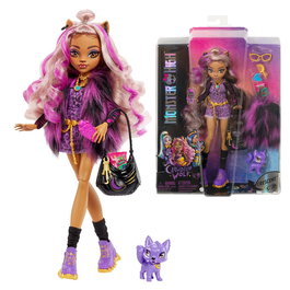 Mattel Monster High Clawdeen Wolf Hhk52 Muñeca de Moda con Accesorios
