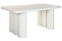 DKD Home Decor Feel and touch Mesa Comedor Blanco 180 x 90 x 79 cm Boho Scandi