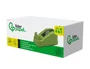 Liderpapel Portarrollo Sobremesa ECOUSE, 100% Plástico Reciclado, Base Antideslizante, Para Cinta Hasta 33 m, Verde, 125 x 64 x 49 mm