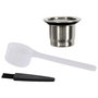 Cook Concept Cápsula Café Reutilizable Acero Inoxidable Compatible Nespresso Citiz Essenza Pixie Inissia Lattissima Expert