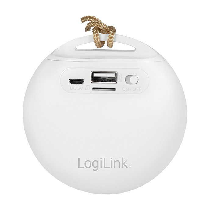 LogiLink Altavoz Portátil Bluetooth 4.2 con Cobertura de Tela