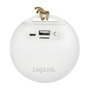 LogiLink Altavoz Portátil Bluetooth 4.2 con Cobertura de Tela