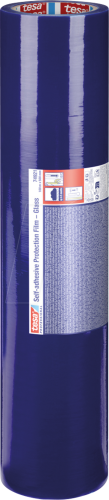 TESA 74921-00000-00 Rollo Film Protector Self-Adhesive Glass 50cm X 100m para Cristales y Superficies Lisas en Obras
