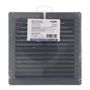 Edm Rejilla Ventilación Cuadrada Empotrable Ajustable Ø 80-150 mm 170x170x11,5mm ABS Gris con Mosquitera