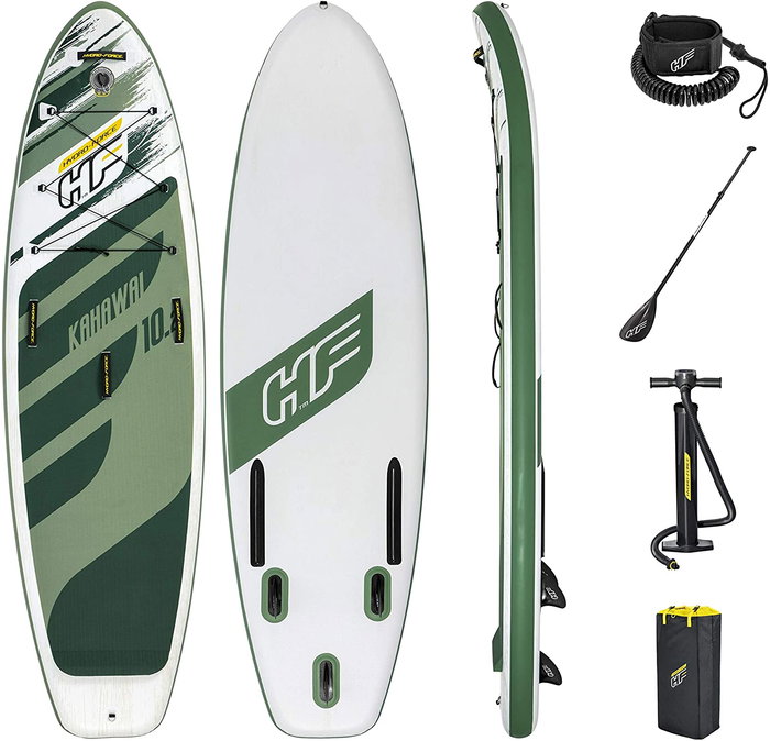 Bestway Hydro-Force Kahawai Tabla Paddle Surf Hinchable 3.10m Drop Stitch para Aventura y Estabilidad Bestway Hydro-Force Kahawai Tabla Paddle Surf Hinchable 3.10m Drop Stitch para Aventura y Estabilidad