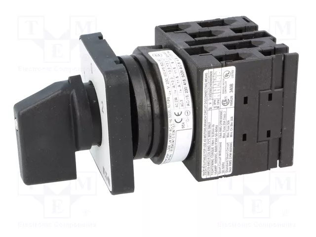 EATON ELECTRIC Interruptor de leva 20A 1-0-2 con 3 posiciones